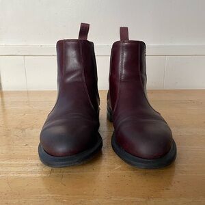 Dr. Martens Dark Red Chelsea Boots
